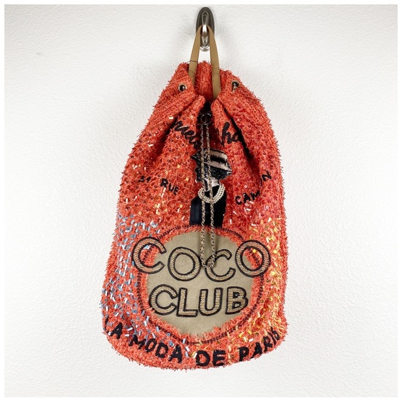 NWT Chanel Coco Club Backpack Tweed‎ - Picture 2 of 15